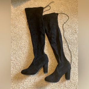 Thigh High Black Boots